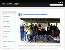 Tablet Screenshot of daytondiggers.com